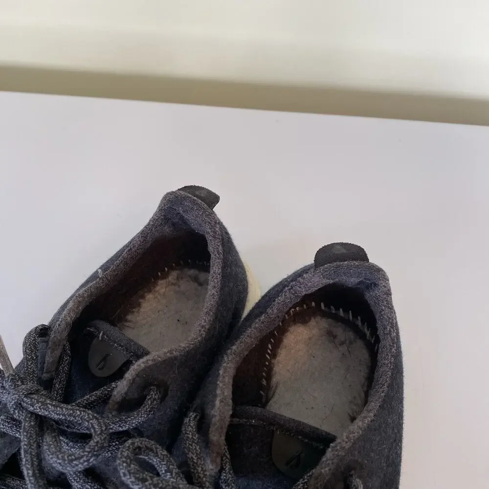 Allbirds Wool Runner WR Merino Running Shoes Womens Sz 8 Charcoal Sneakers‎
